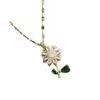 Cubic Zirconia Daisy Necklace and Earrings Set with Micro-Pave Luxury