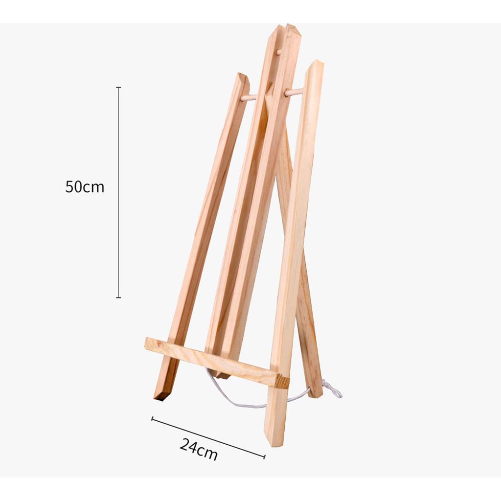 Wooden Foldable Desktop Easel for Kids - Tabletop Art Stand