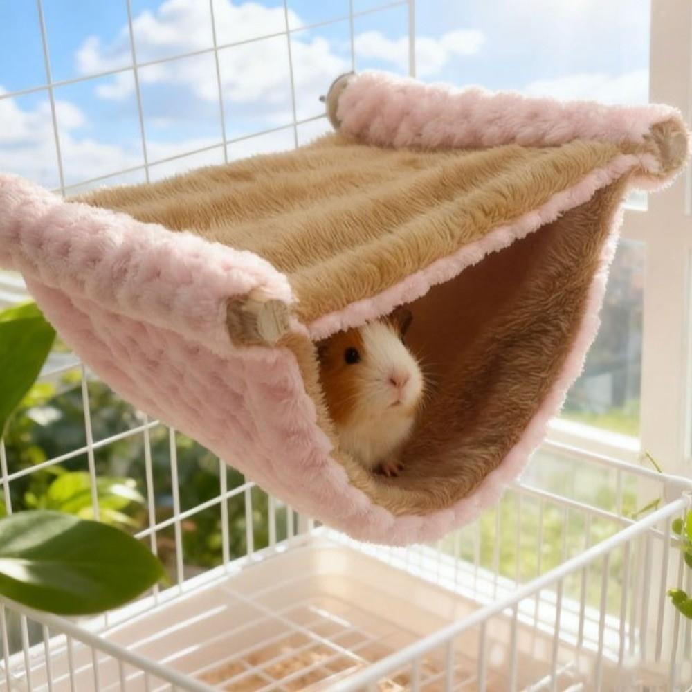 Double-layer Pet Sleeping Bed Soft Hanging Nest Bed Pet Toy Jumping Platform  Small Animal