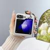 Electroplated Protective Case for Samsung Galaxy Z Flip7/6/5 - Compatible with Japanese & Korean Cartoons
