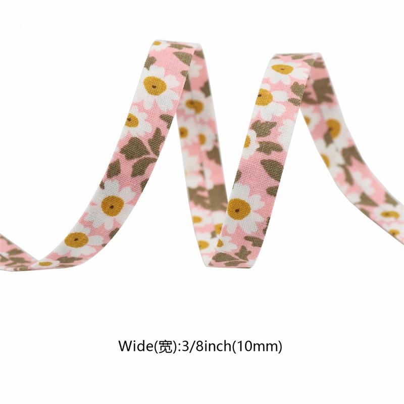 1m Flower Ribbon for Pet Collar Material Accessories Decorative Ribbons DIY Hair Bows Handmade