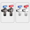 Leak Proof Large Flow Angle Valve Hot and Cold Water Water Flows Control Valves  Kitchen