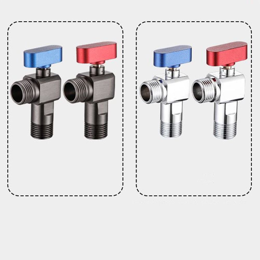 Leak Proof Large Flow Angle Valve Hot and Cold Water Water Flows Control Valves  Kitchen