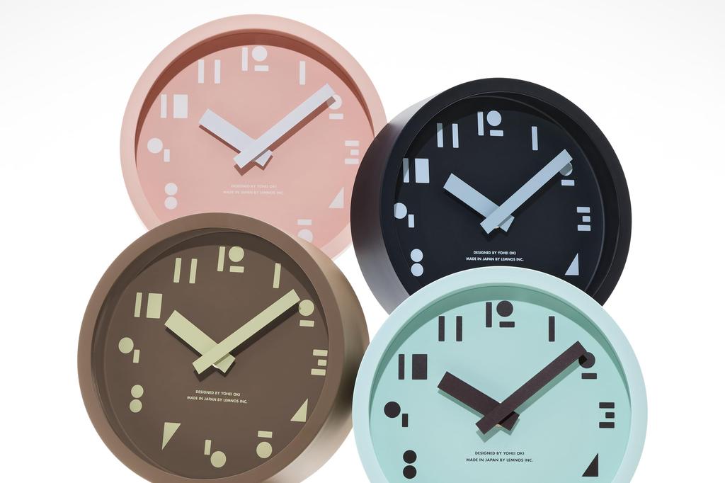 Lemnos Analog Wall Clock, M,S,S. Black, SYO25-10 BK