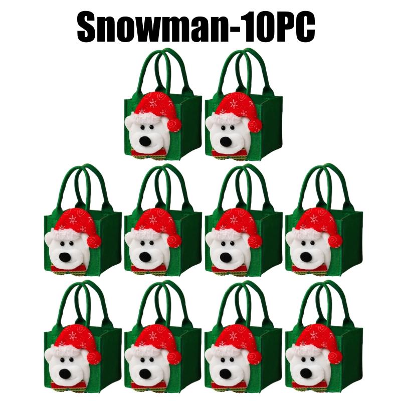 Christmas Felt Bag Creative Handbag Christmas Eve Apple Box Ping'an Fruit Bag Hand-held Gift Packaging Candy Decoration Gift Bag