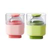 Large Sphere Silicone Ice Mold with Lid Food-Grade Ice Cube Tray for Freezer Press-Type Round Ice Ball Maker for Whiskey Cocktails