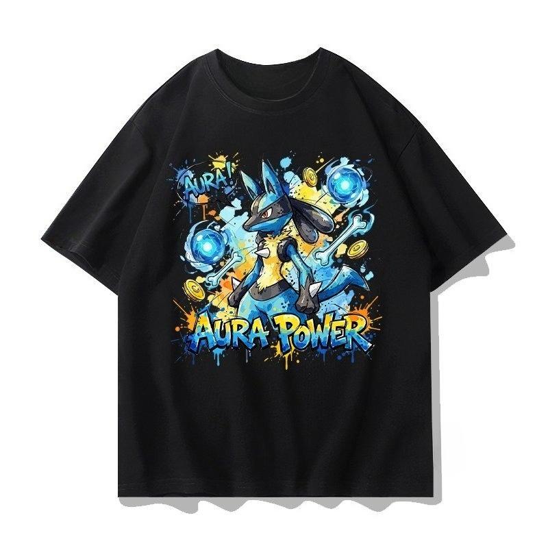 New Summer Pokmon Tshirt Casual Printed Shortsleeved Shirt Fashionable Street Style Top Suitable For Both Unisex And Unisex