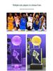 Glow-in-the-Dark Kobe Bryant NBA Figurine: Crystal Basketball Gift for Birthday
