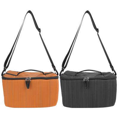 Camera Shoulder Bag Waterproof Camera Lens Bag With Strap Insert Partition Pouch Case