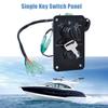 704-82570-08-00 Single Engine Key Switch Panel by Wadoy Compatible with Yamahaa Outboard Ignition Switch 704 Control Box 12V Yacht Boat Switch Panel