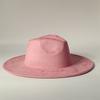 Fedora Suede do Pyrografii Kapelusze Rancherskie Puste Kapelusze Do Wypalania Wielokolorowe Kształt Serca Rondo Unisex Kapelusz Jazzowy Kapelusz Kościelny