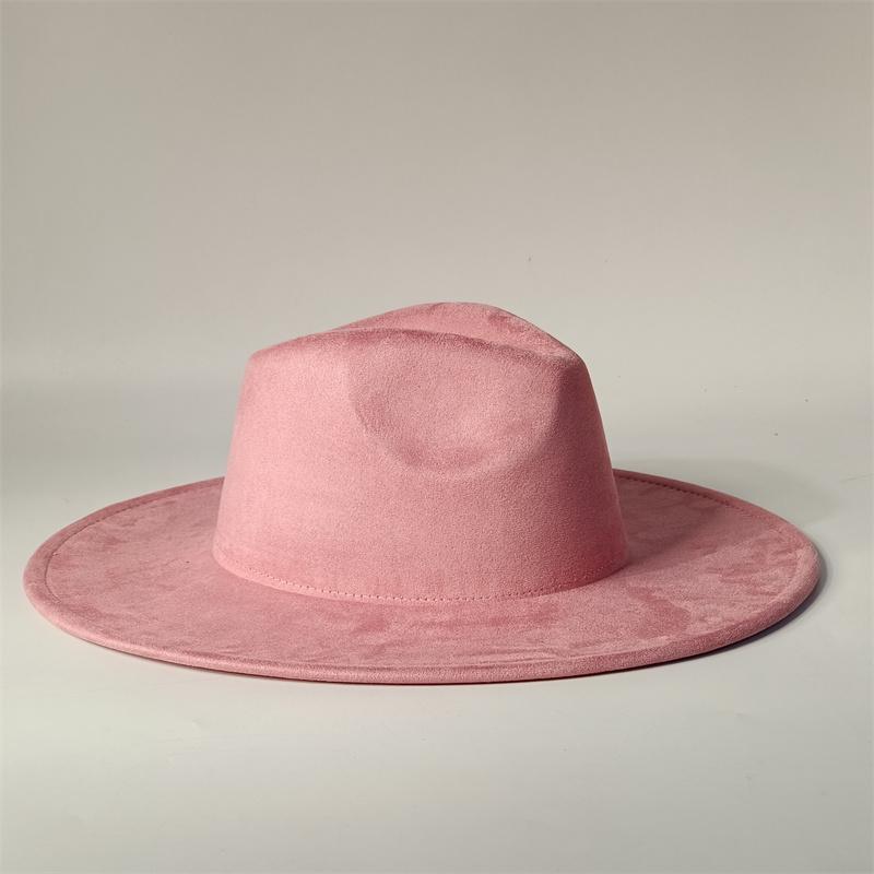 Fedora Suede do Pyrografii Kapelusze Rancherskie Puste Kapelusze Do Wypalania Wielokolorowe Kształt Serca Rondo Unisex Kapelusz Jazzowy Kapelusz Kościelny