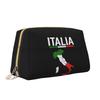 Italian Flag Pattern Makeup Bag Leather Travel Cosmetic Bag Women Large Capacity Waterproof Toiletry Bag Makeup Organizer Gift