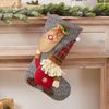 Santa Claus Christmas Candy Sock Elk Snowman Christmas Gift Bag Xmas Sock Haning Pendant  Christmas