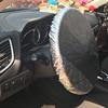 Car Steering Wheel Sun Block Silver Coated Cloth Sun Shade Cover Auto Steering Wheel Sheath Sunscreen Insulation Accessories