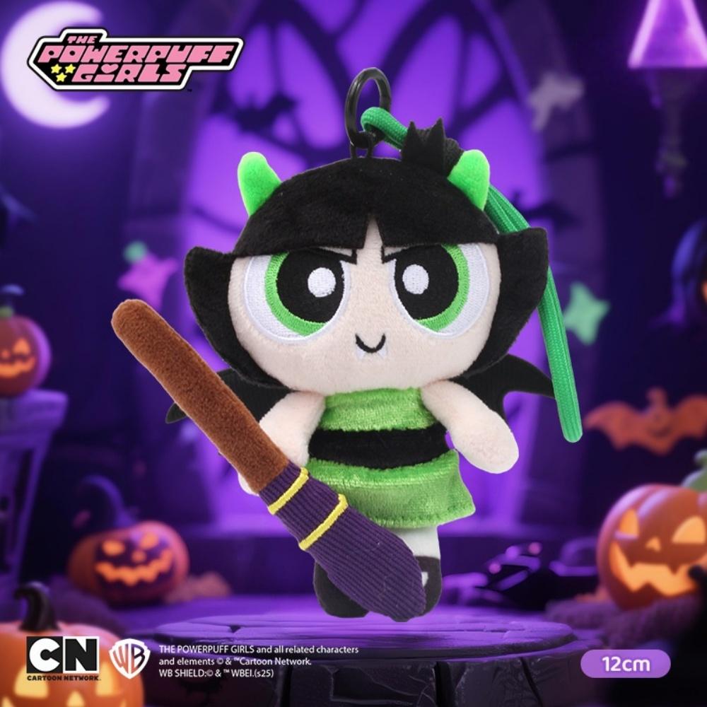 Genuine The Powerpuff Girls Plush Toy Doll Wizard Series Dress Up Dolls Blossom Bubbles Buttercup Backpack Ornament Girls Gifts