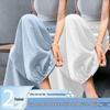 2026 Summer Women's Ice Silk Lantern Pants: Single/Two-Piece, Loose, Slimming, Cropped Harem Style