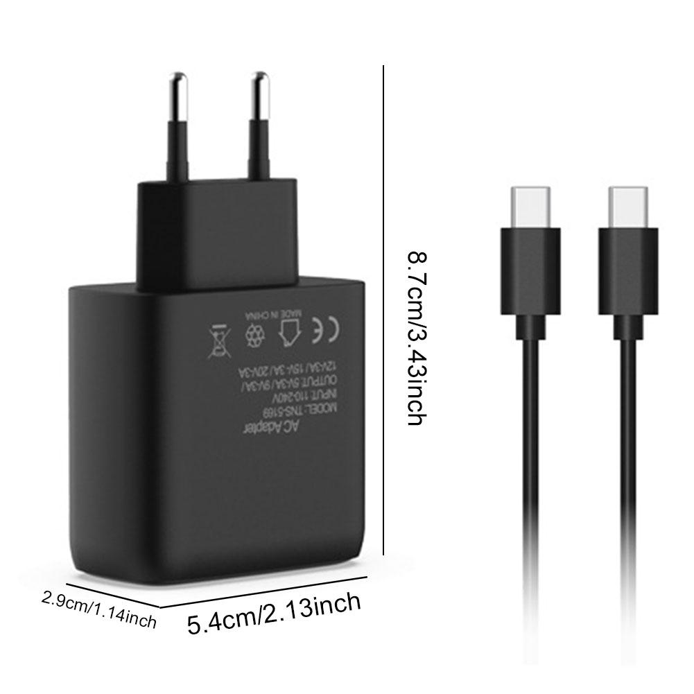 60W AC Adapter Power Supply with USB C Cable for Nintendo Switch2 Accessories Wall Charger Type C Charger for Switch/OLED
