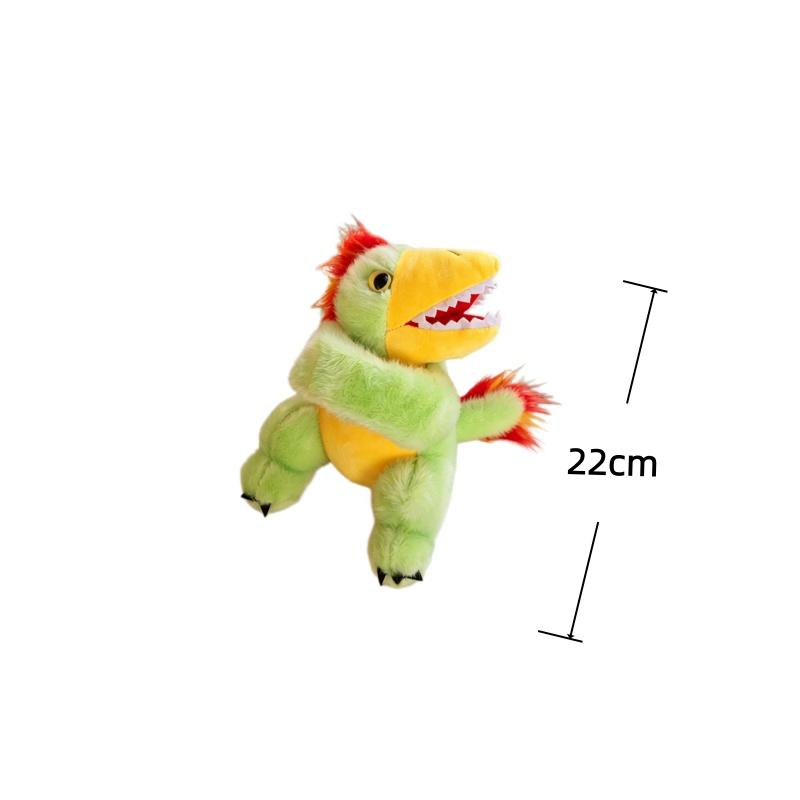 Dinosaurier Plüschtiere Kleiner Drache Schnapparmband Stoffpuppe Handgelenkdekoration Spielzeug Simuliertes Tier Heimdeko Spielzeug Geburtstagsgeschenk
