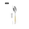 Cross 304 Stainless Steel Star Diamond Tableware Set: Steak Knife, Fork, Spoon, and Teaspoon for Home and Hotel Use