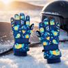 Thicken Winter Snowboard Gloves Cartoon Kids Gloves Breathable Warm Gloves  Outdoor