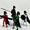 1 Set Warrior Robot Action Figure with Accessories Multi-jointed 3D Printed Robot Model Articulated Dummy Figurine Decoration Kids Adults
