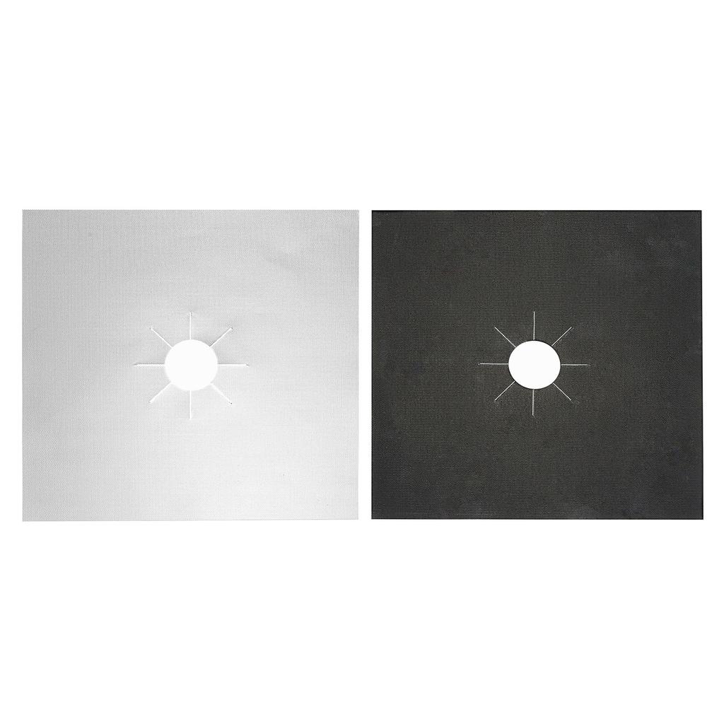 1/2/4pcs Gas Stove Protector Kitchen Cooker Cover Liner Clean Mat Pad Stovetop Easy To Clean Kitchen Accessories 27x27cm