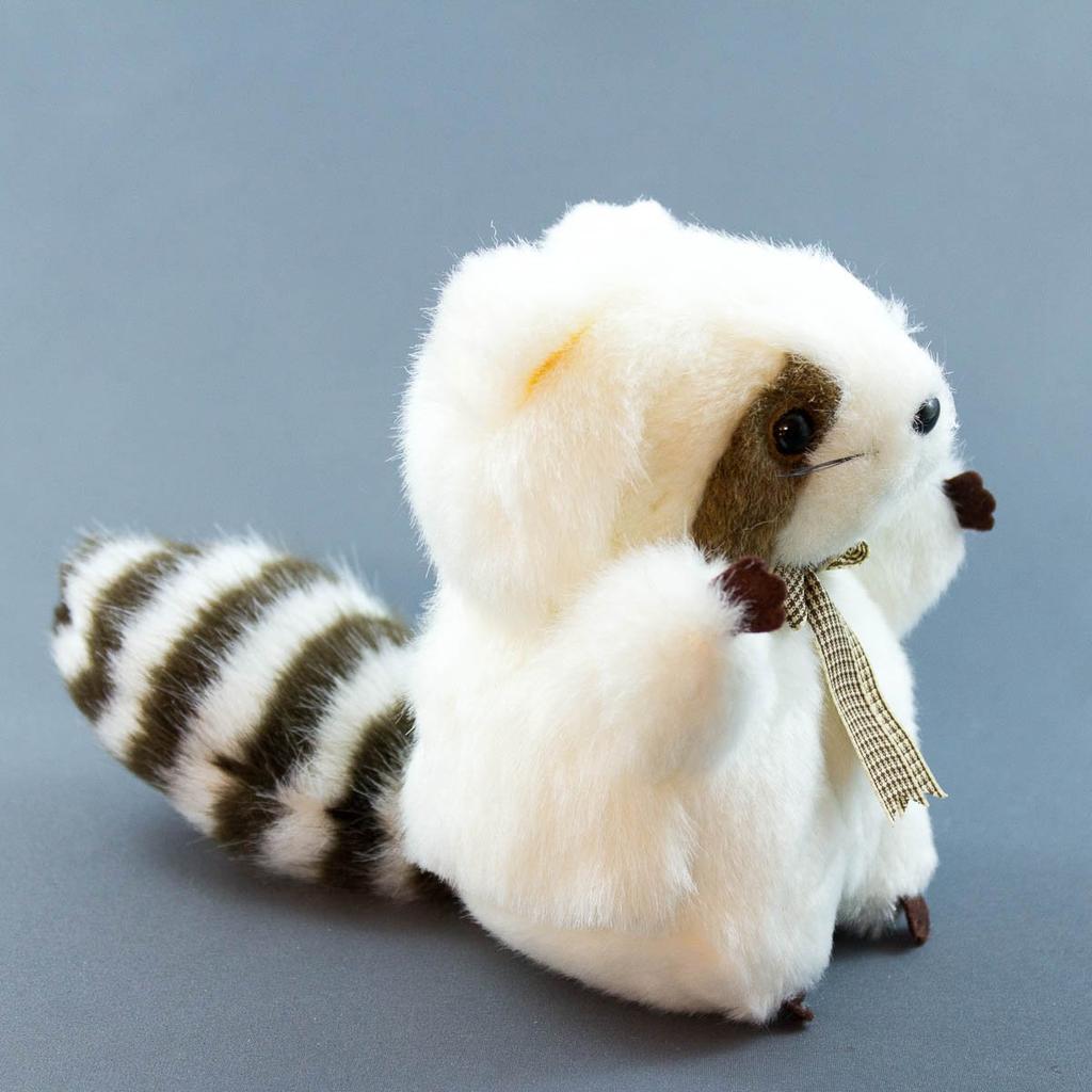 Bamboo Shoots Red Panda Mini White Stuffed Toy 10103