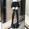 1/2pairs Sweet Over Knee Long Socks Women Girs Sexy Nylon Calf Socks Thigh High Stockings Legging JK Lolita Cosplay Tights