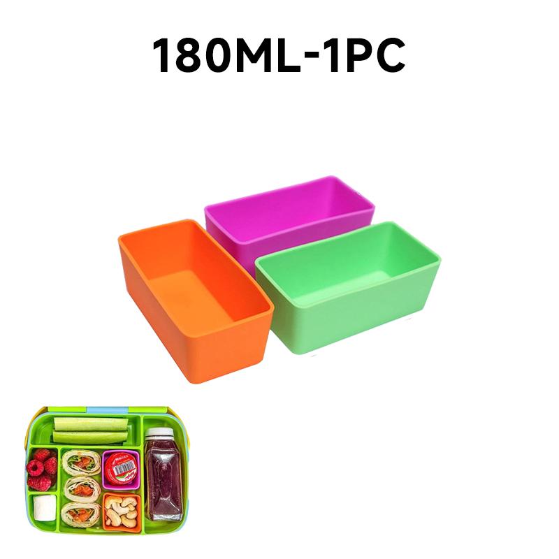 

Силиконовый ланч-бокс, пригодный для использования в микроволновой печи, квадратный, для заправки салата, артефакт, ланч-бокс для детей