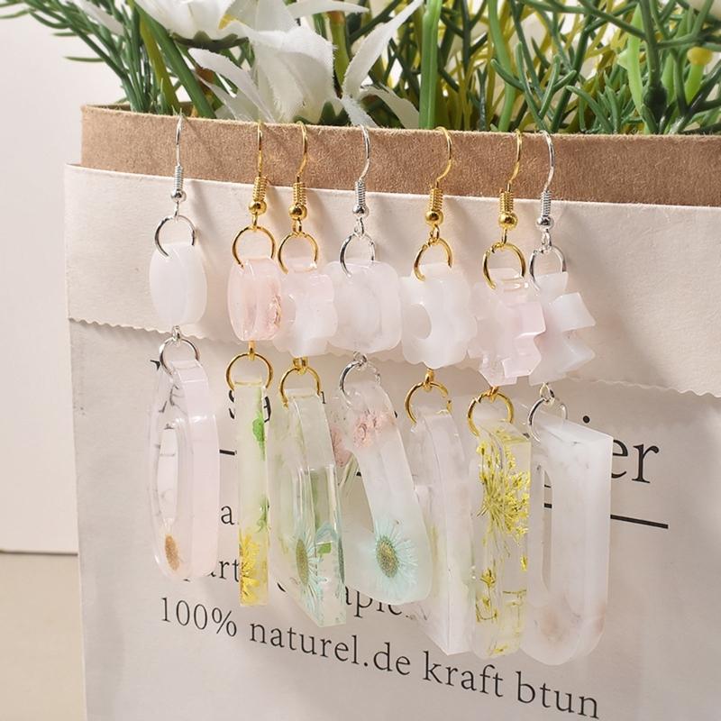 Mehrzweck-Ohrringe, Harzformen, Anhänger, Ohrtropfen, Silikonformen für selbstgemachte Epoxidharz-Ornamente, Freunde, Liebhaber, Geschenke