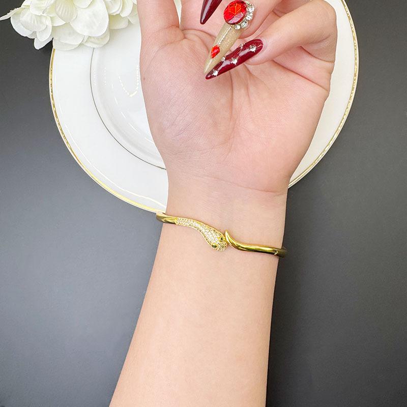 Bracelet Chinese Trend Light Luxury Style Snake-shaped Temperament Design Jewelry Bracelet