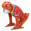 Retro Clockwork Tin Toy Handmade Fine Workmanship Wind Up Tumble Monkey for Collection Present
