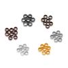 200pcs/Lot Copper Ball Crimp End Beads Positioning Beads Stopper Spacer Beads For Jewelry Making Findings DIY Bracelet Supplies
