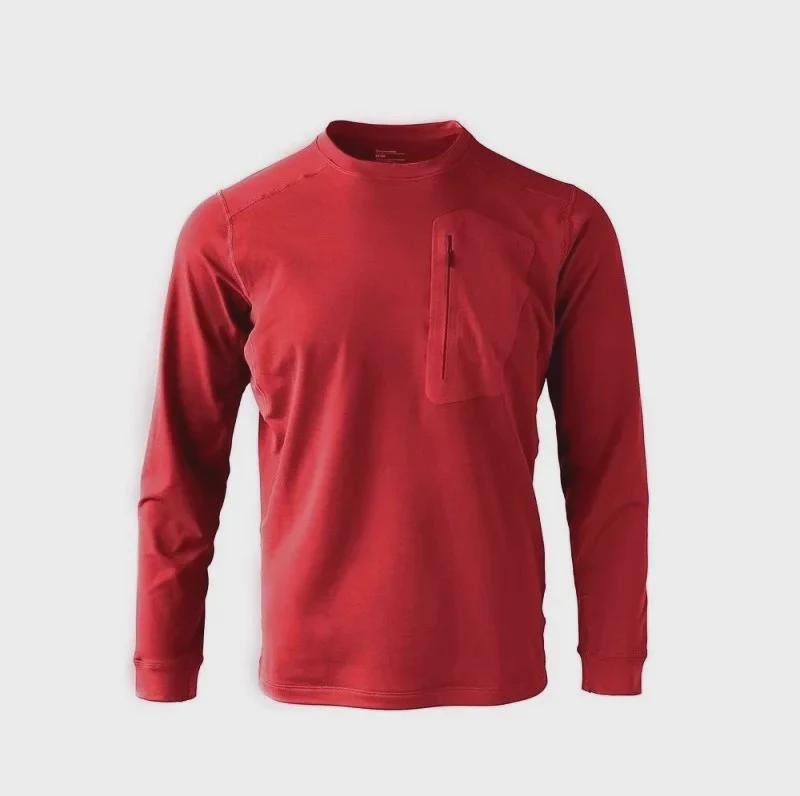 2023 Seria Ptaki Męska Szybkoschnąca Wysokoelastyczna Koszulka z Długim Rękawem do Sportów Outdoorowych