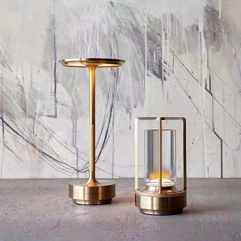 Portable Decorative Bedside Table Lamp for Bars, Restaurants, and Outdoor Camping