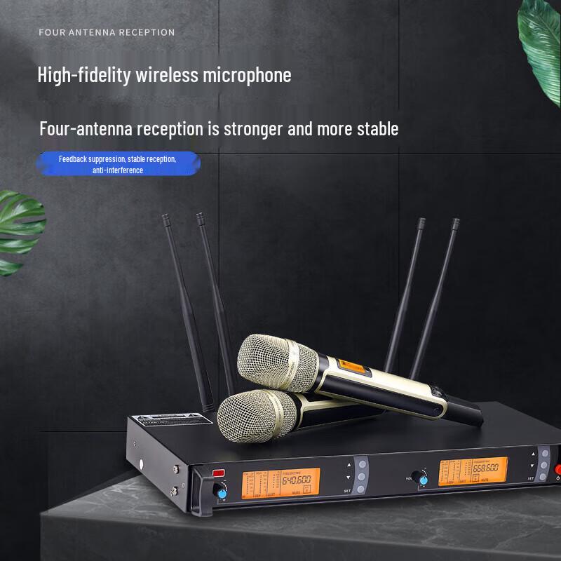 Ruijie SKM9000 Dual-Channel Wireless Microphone System