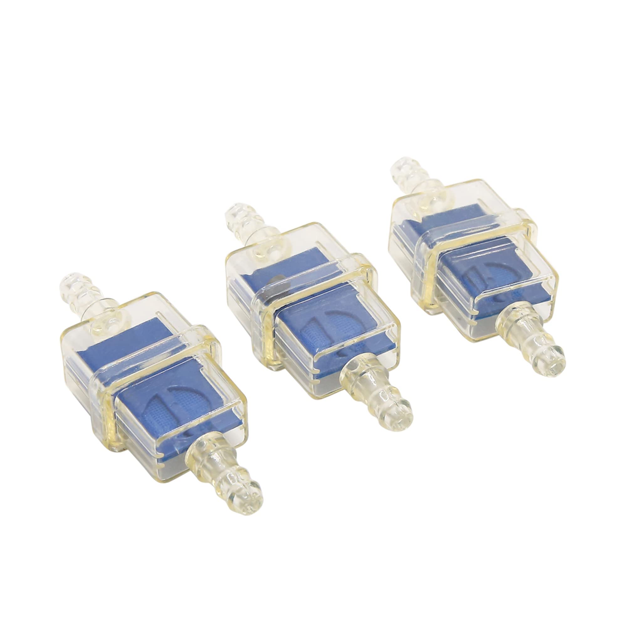 

uxcell Motorcycle Fuel Filter Gas Gas Fuel Filter with Magnet 66 x 26 x 19mm Blue Square 3 Pack