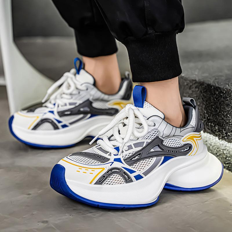 New Fashion Mens Casual Sneakers Breathable Chunky Shoes Men Designer Trainer Comfortable Platform Sneakers Streetwear Shoes Men
