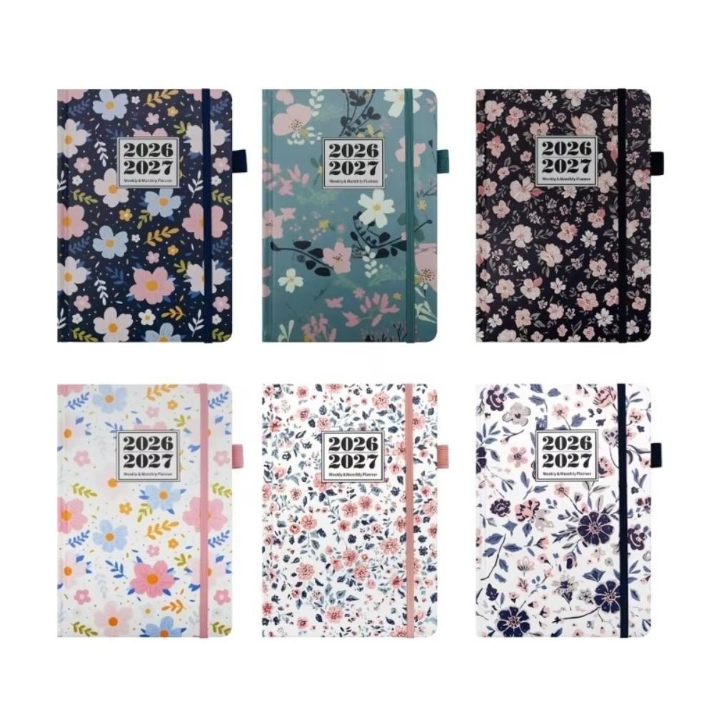 Wear-resistant Schedule Planner Flower Calendar Notebook Planning Notebook  Professional