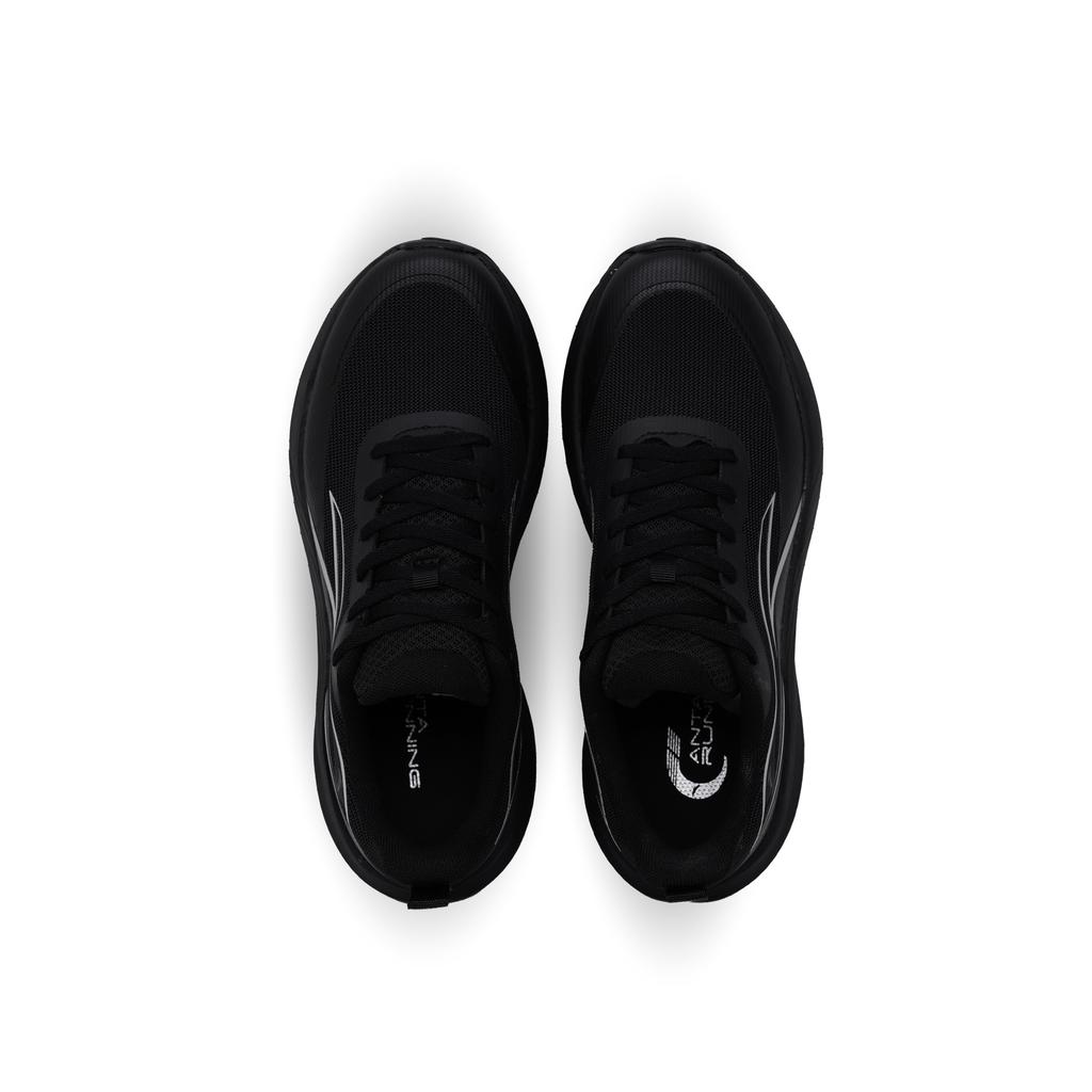 Anta Yunzong Pro Fashion Comfortable Simple Breathable Durable Low-Top Casual Running Shoes Men sneaker Basic-Black Metallic-Titanium 112545522R-1