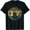 LUjiu Retro Forest Trees Outdoors Nature Women Men Vintage Graphic T-Shirt