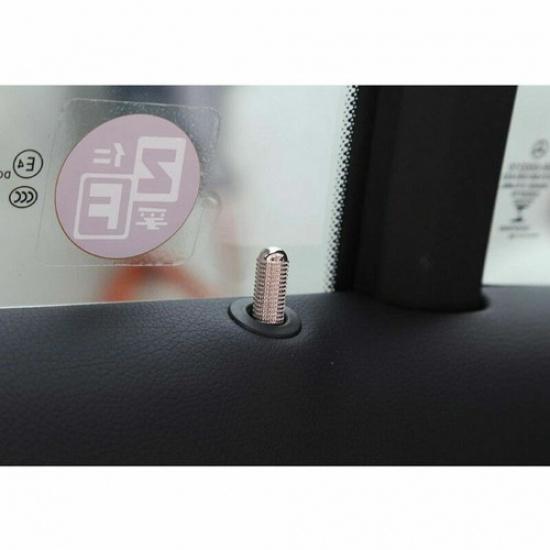 4pcs Aluminum alloy Car Inner Door Lock Pin Knob For Benz E Class W212 2010-2015