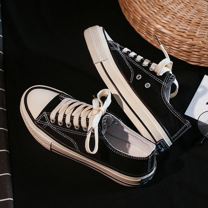 S Replica Low-top Canvas Shoes Women's Summer Harajuku Street Shooting Retro Student Shoes Trendy Shoes 07