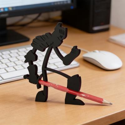3D-gedruckter Krieger Stiftehalter Zauberer Gladiator Seele Albtraum Bleistifthalter Zuhause Büro Schreibtisch