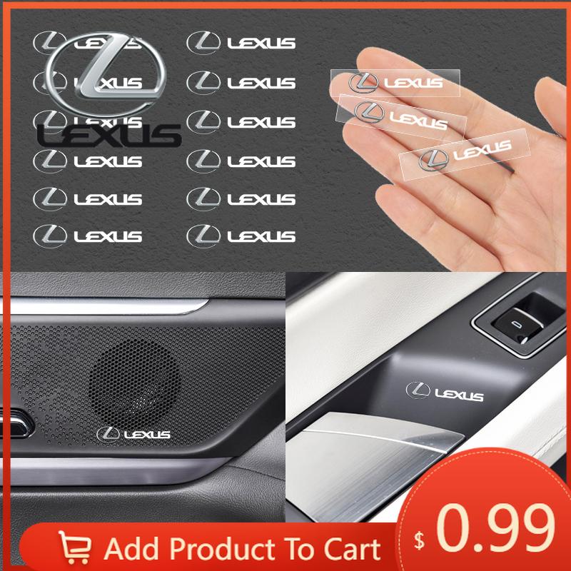Interior Stickers 1/2/5/10pcs Car Decoration Sticker Window Wiper Rearview Mirror Sticker For Lexus EX300H RX450H IS300H ES300H