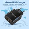 5V3A Dual USB Wall Charger LED Lighting Fast Charging EU US Plug QC 3.0 Power Adapter For Iphone 11 12 13 Pro Max Samsung Xiaomi