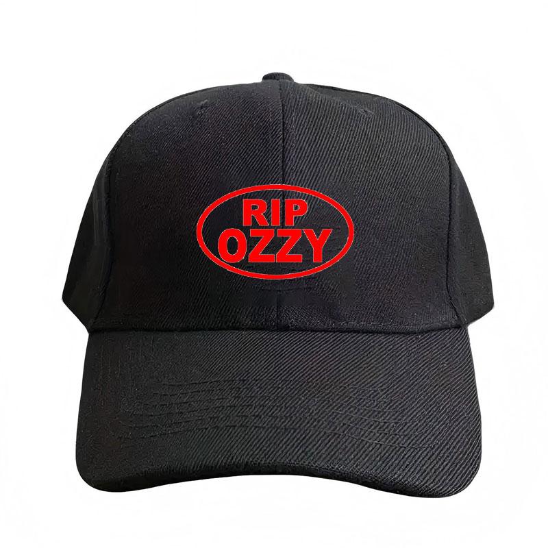 

zzy Osbourne 1948-2025 Memorial Baseball Cap Adjustable Tribute Hat Thank You for Your Memories Rip Heavy Metal Godfather Adjustable