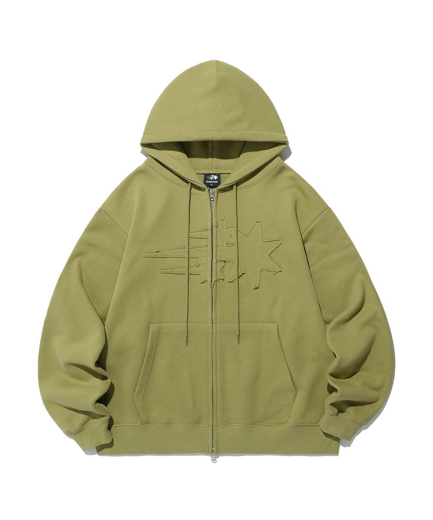 Niceghostclub 3Star Logo Zip Hoodie_6Colors(Ng2Efum480A)