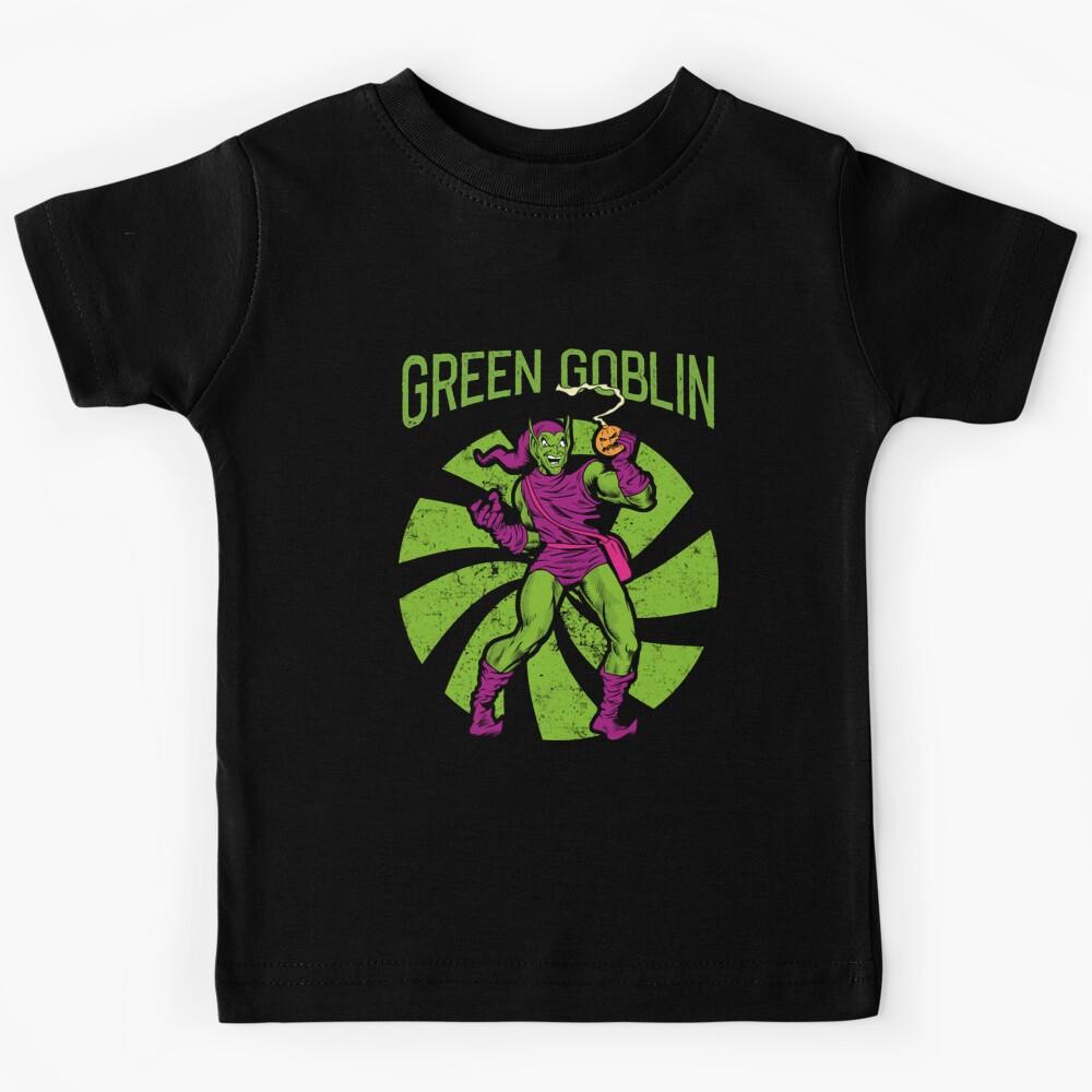 Retro Green Goblin Spider-Man Meme Kids T-Shirt 150